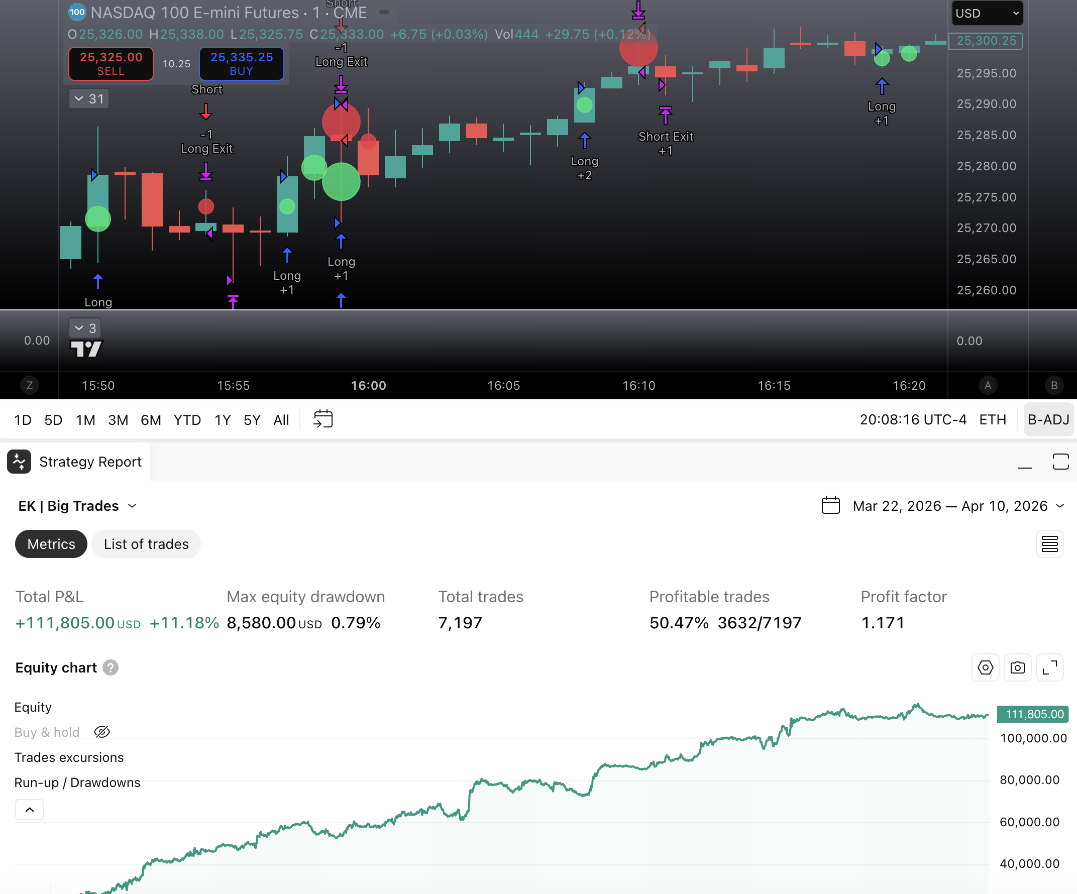 Big Trades proof screenshot